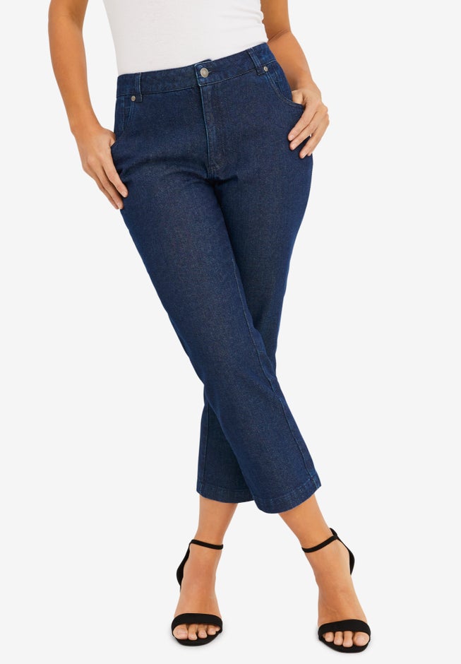 Classic Cotton Denim Capri image number 0