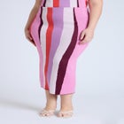 Intarsia Column Skirt image number null