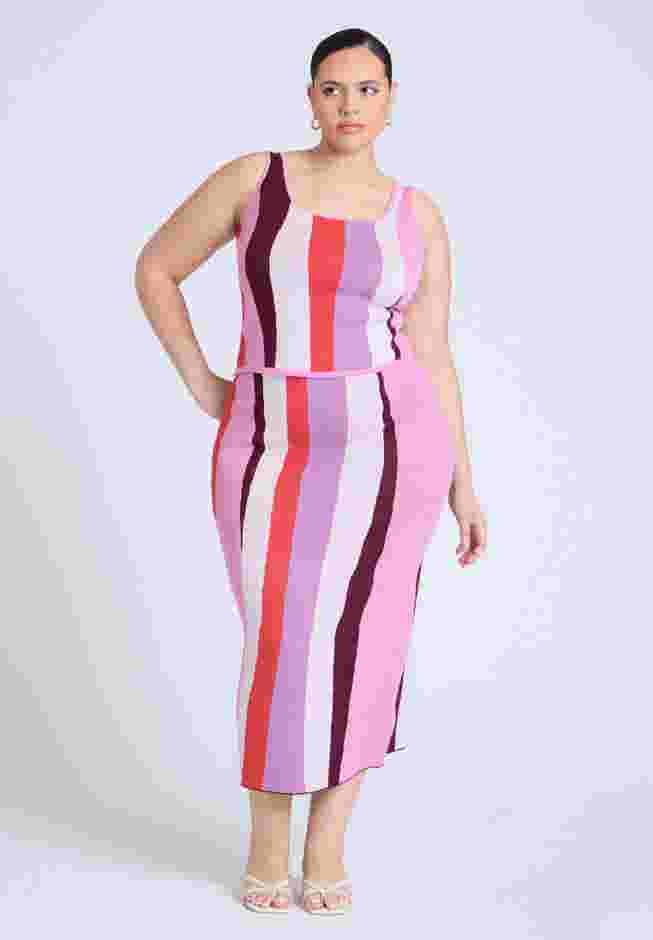 Intarsia Column Skirt image number 0