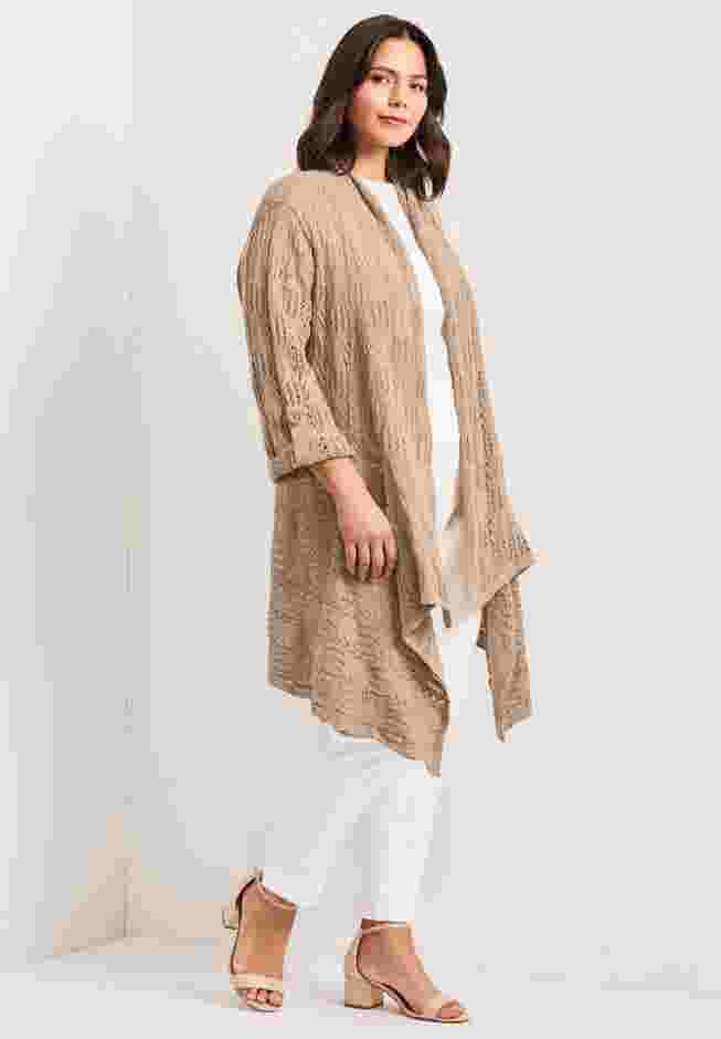 Pointelle Sweater Cardigan image number 2