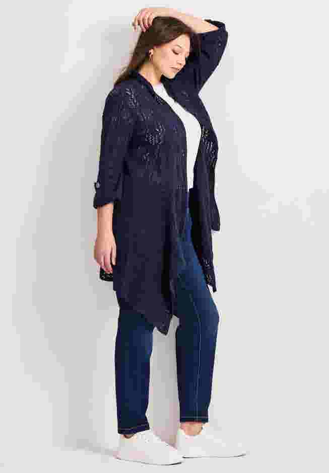 Pointelle Sweater Cardigan image number 2