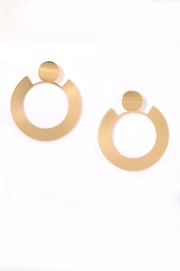 Flat Hoop Earring image number null