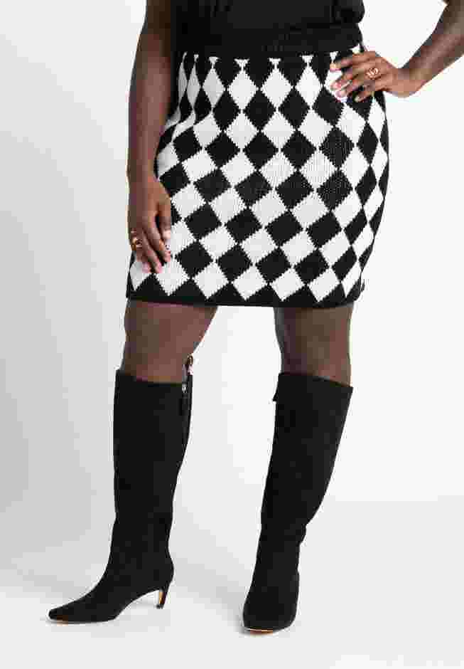Knit Tweed Mini Skirt image number 1