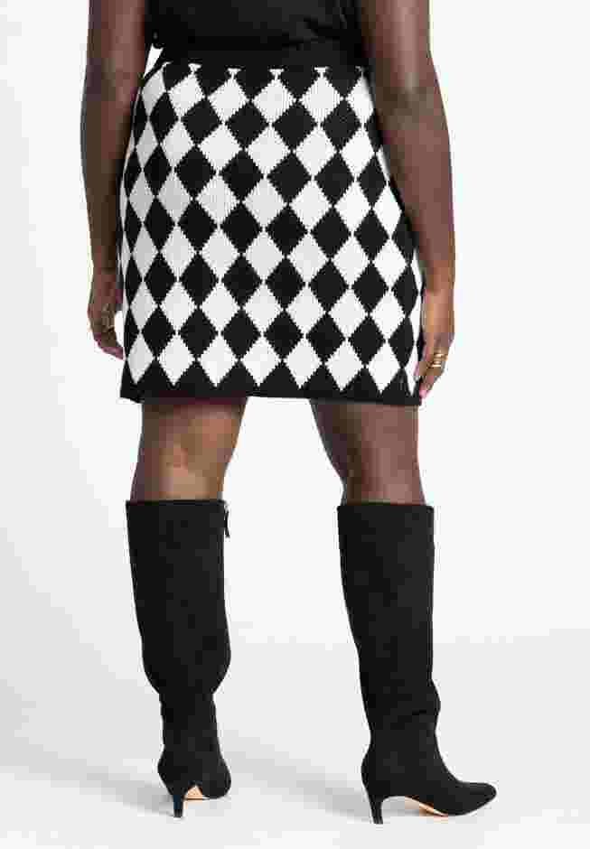 Knit Tweed Mini Skirt image number 2