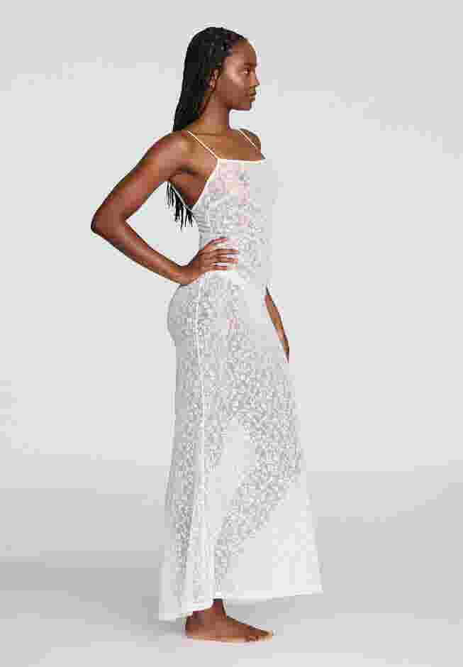 The Long Slip Dress - Botanical Lace image number 2