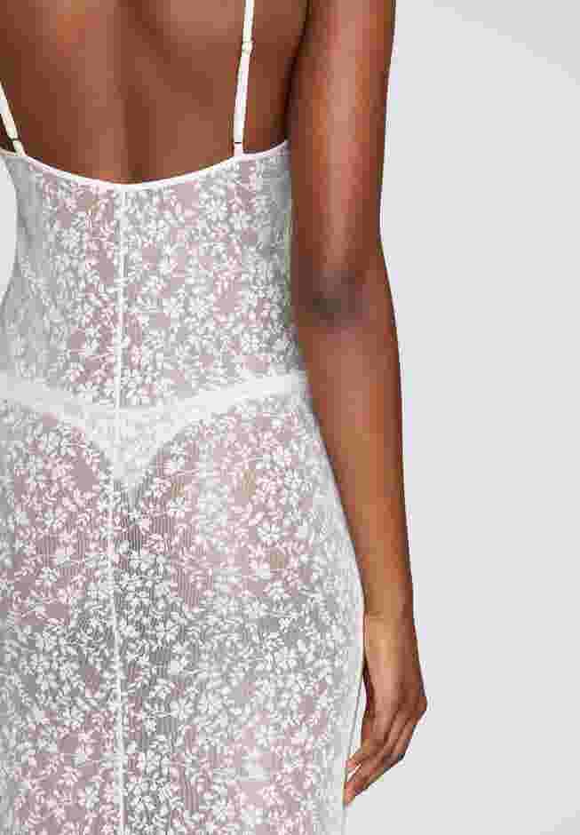 The Long Slip Dress - Botanical Lace image number 4