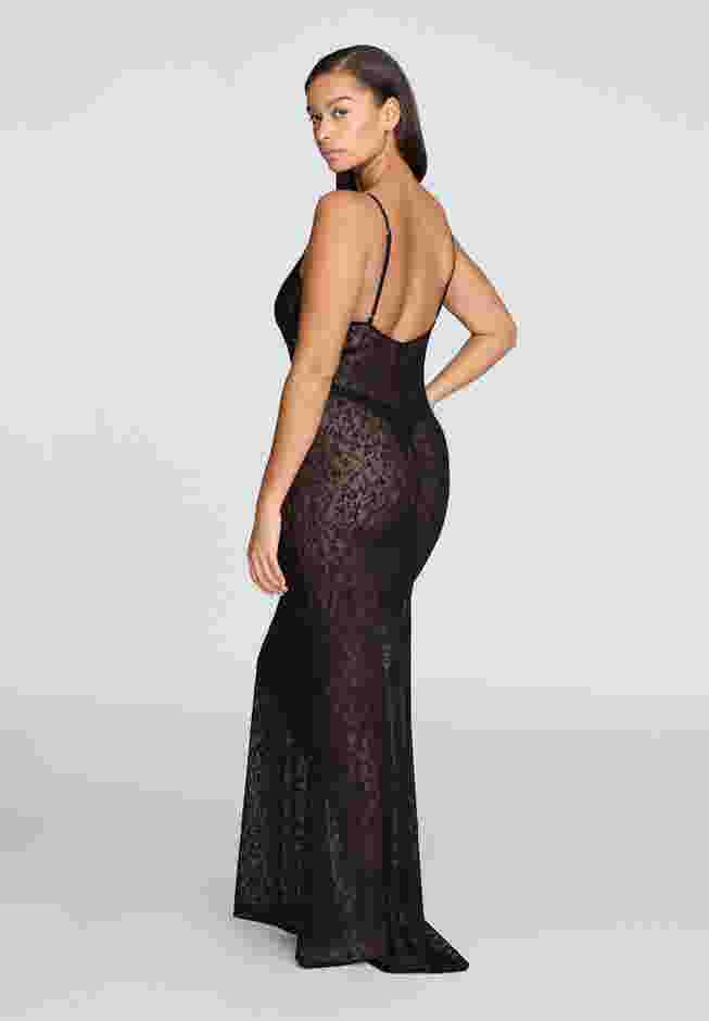 The Long Slip Dress - Botanical Lace image number 2