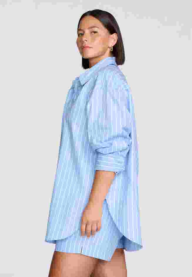 The Oversized Shirt- Cotton image number 2