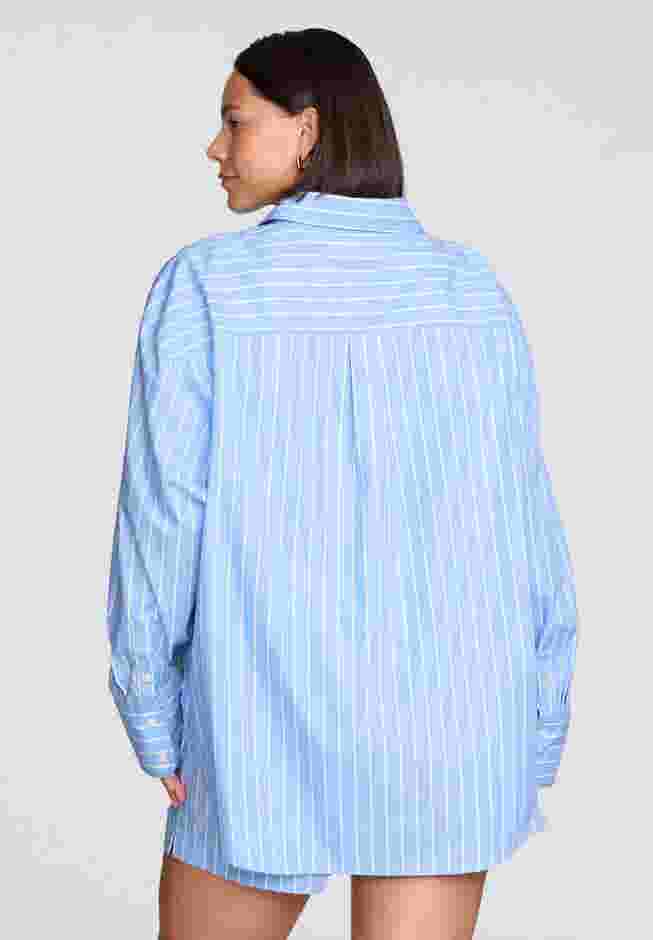 The Oversized Shirt- Cotton image number 3