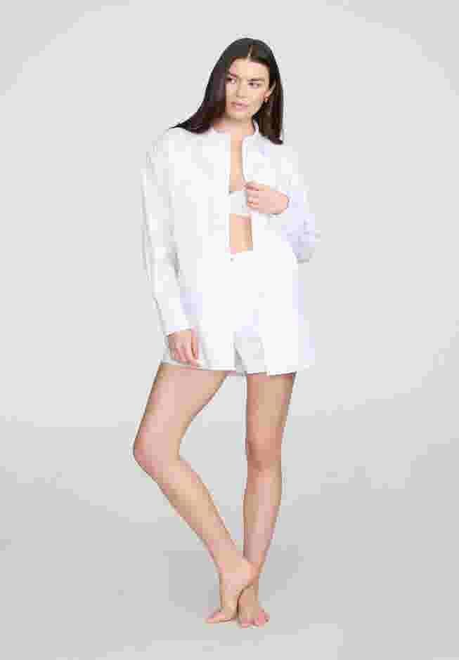 The Oversized Shirt- Cotton image number 3