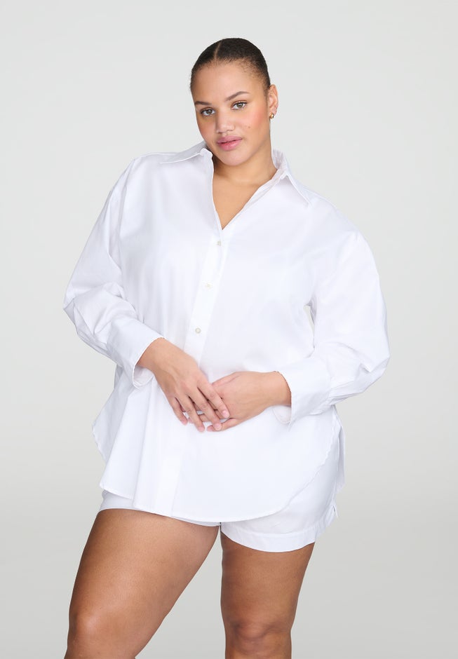 The Oversized Shirt- Cotton image number 4