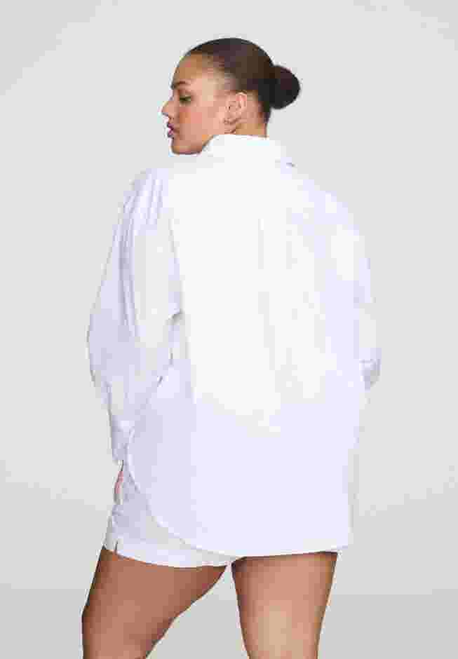 The Oversized Shirt- Cotton image number 5