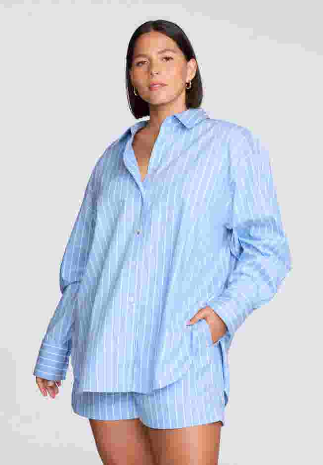 The Oversized Shirt- Cotton image number 0
