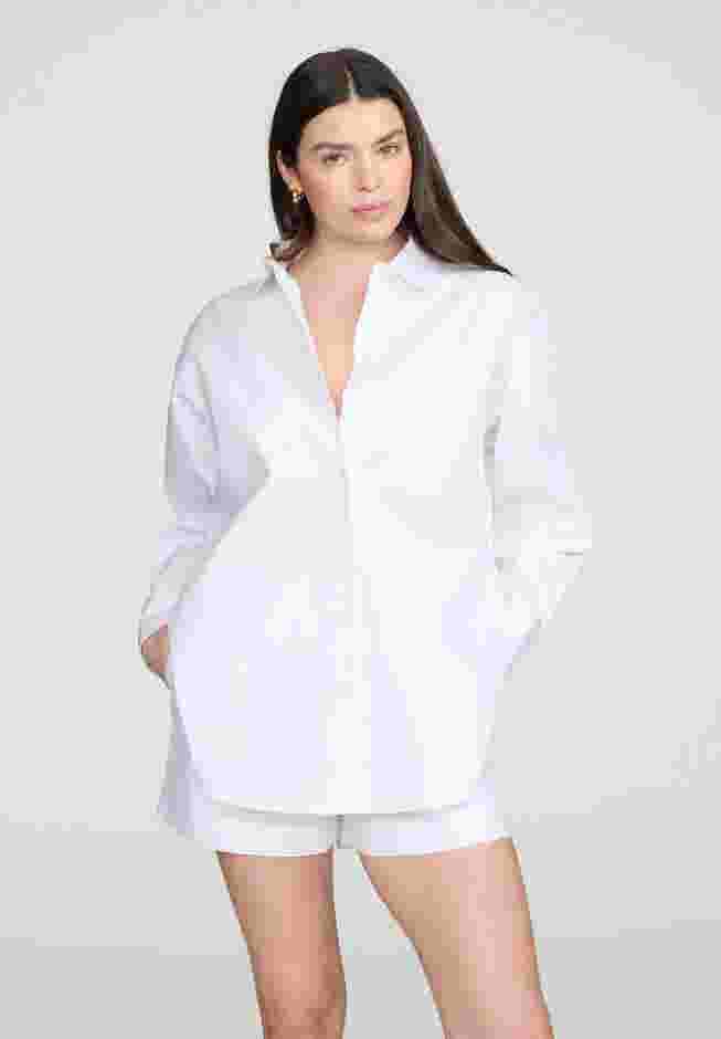 The Oversized Shirt- Cotton image number 0
