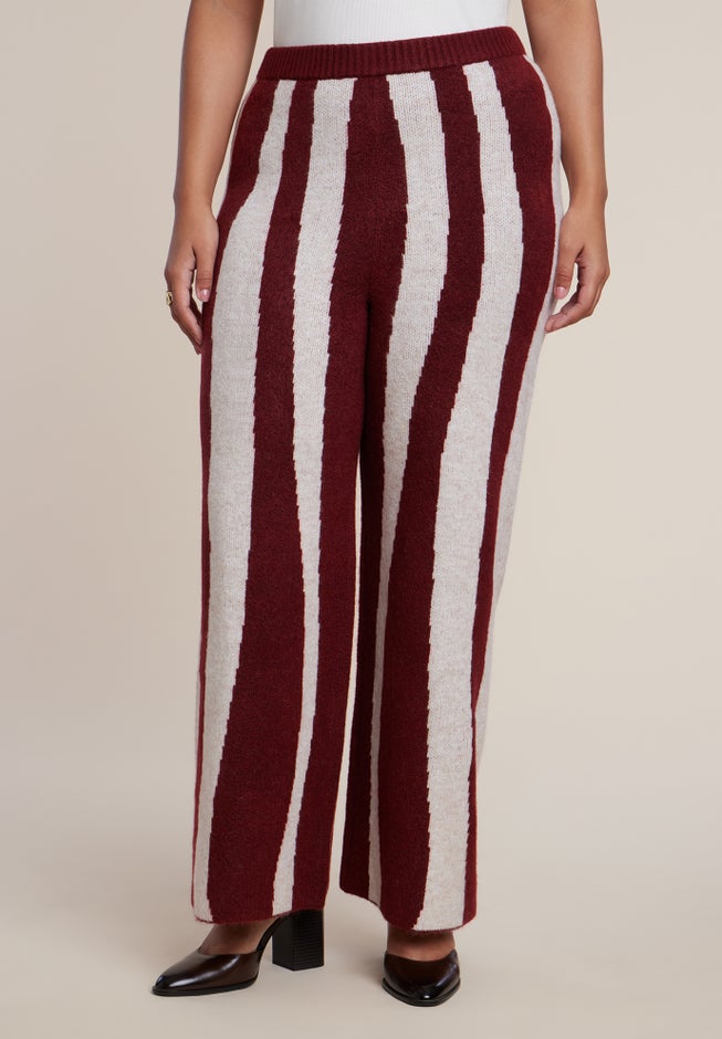 Intarsia Sweater Pant image number 1