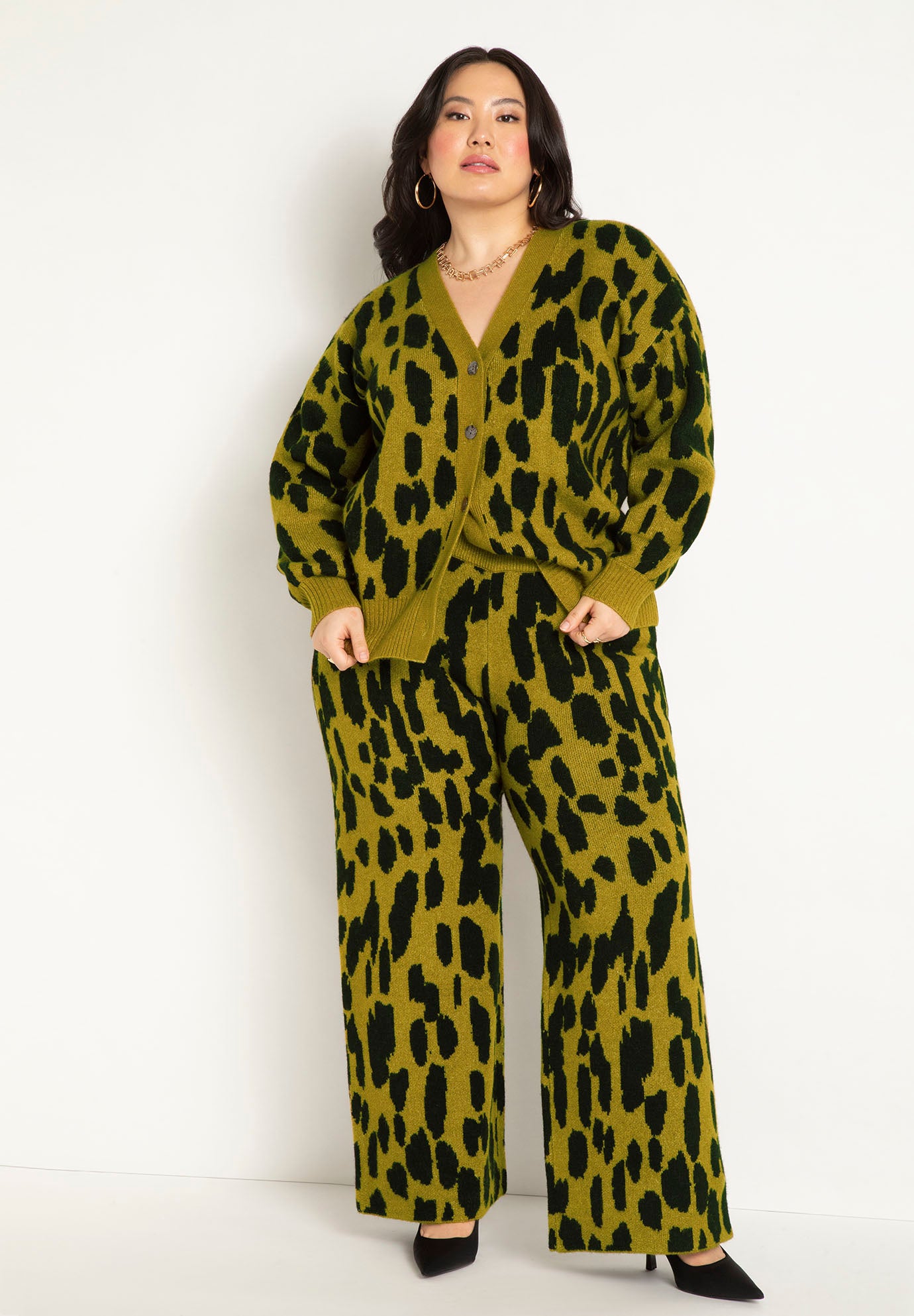 Intarsia Sweater Pant image number 2