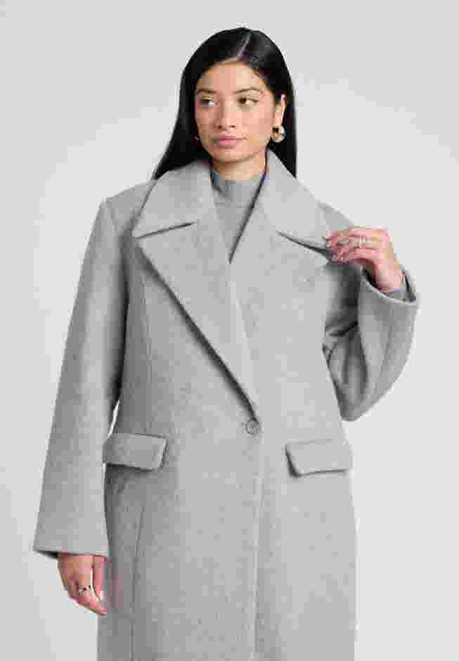 Textured Long Coat image number 2