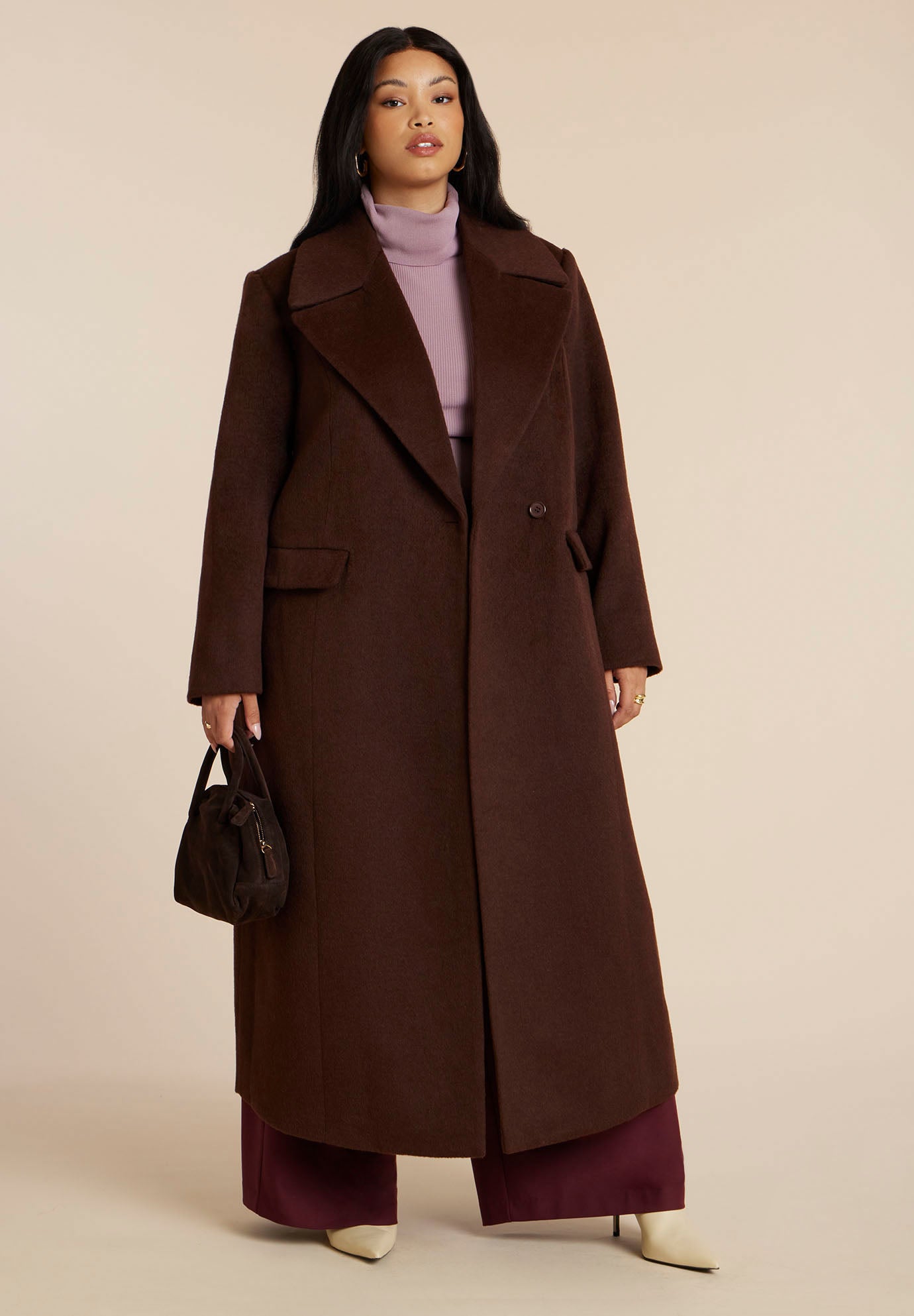 Textured Long Coat image number 0