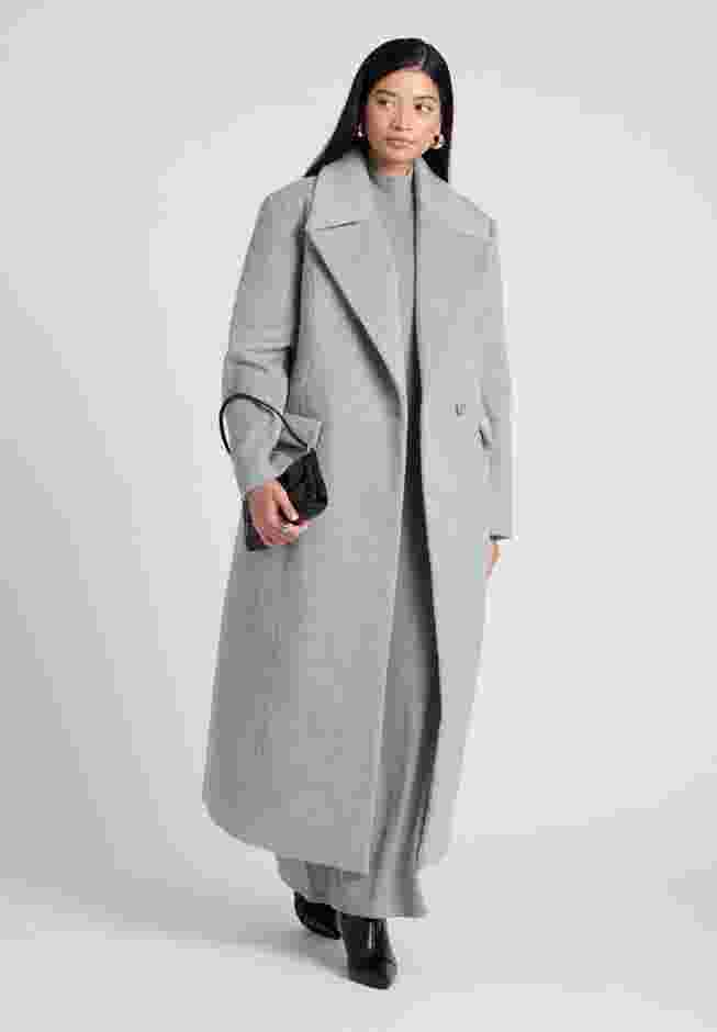 Textured Long Coat image number 0