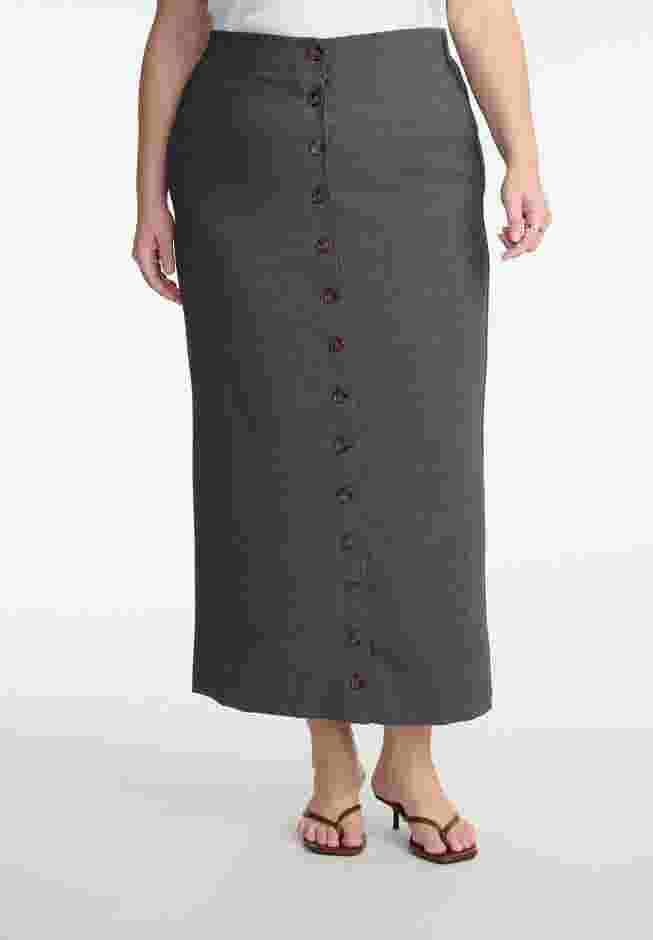Maxi Skirt With Buttons image number 1