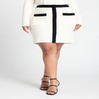 Pull On Sweater Mini Skirt image number null