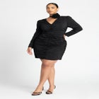 Rosette Mini Dress image number null