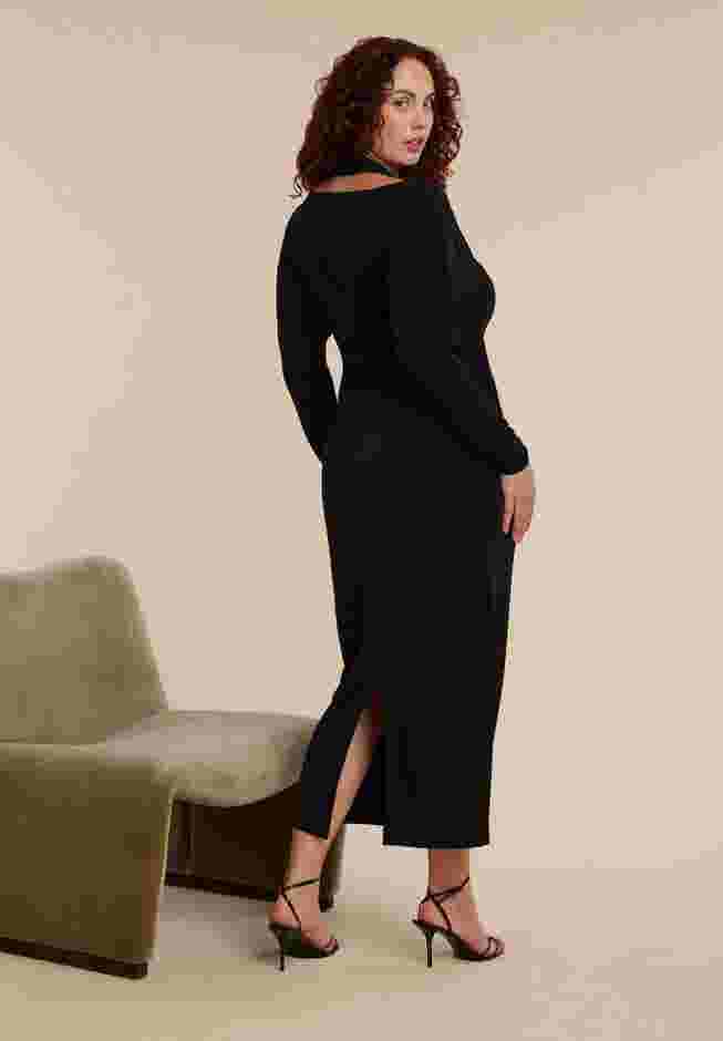 Maxi Dress With Halter Layer image number 2