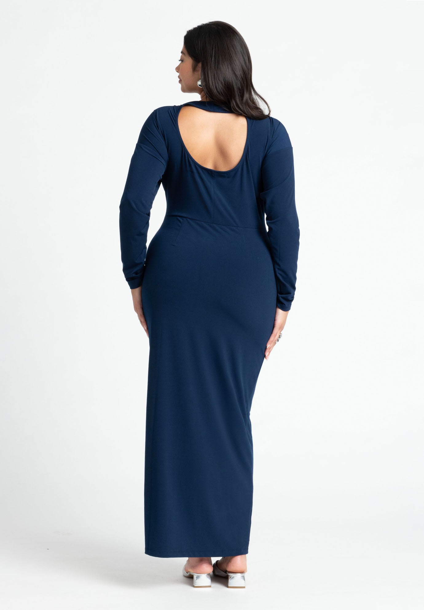 Maxi Dress W Back Cutout image number 1
