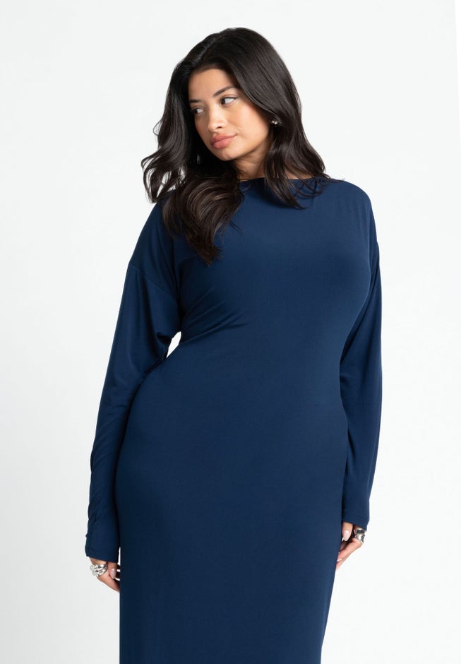 Maxi Dress W Back Cutout image number 2