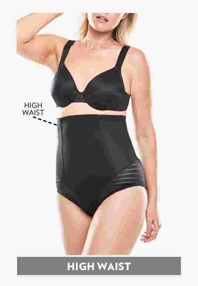 Shadow Stripe Shaper High-Waist Brief image number 3