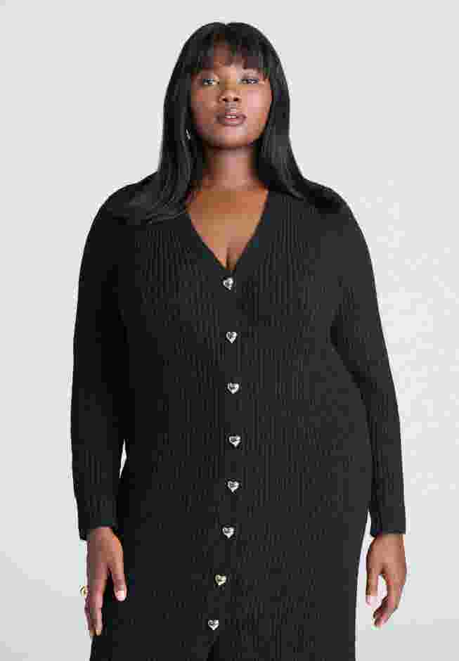 Heart Button Sweater Dress image number 2
