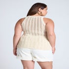 Crochet Knitted Tank image number null