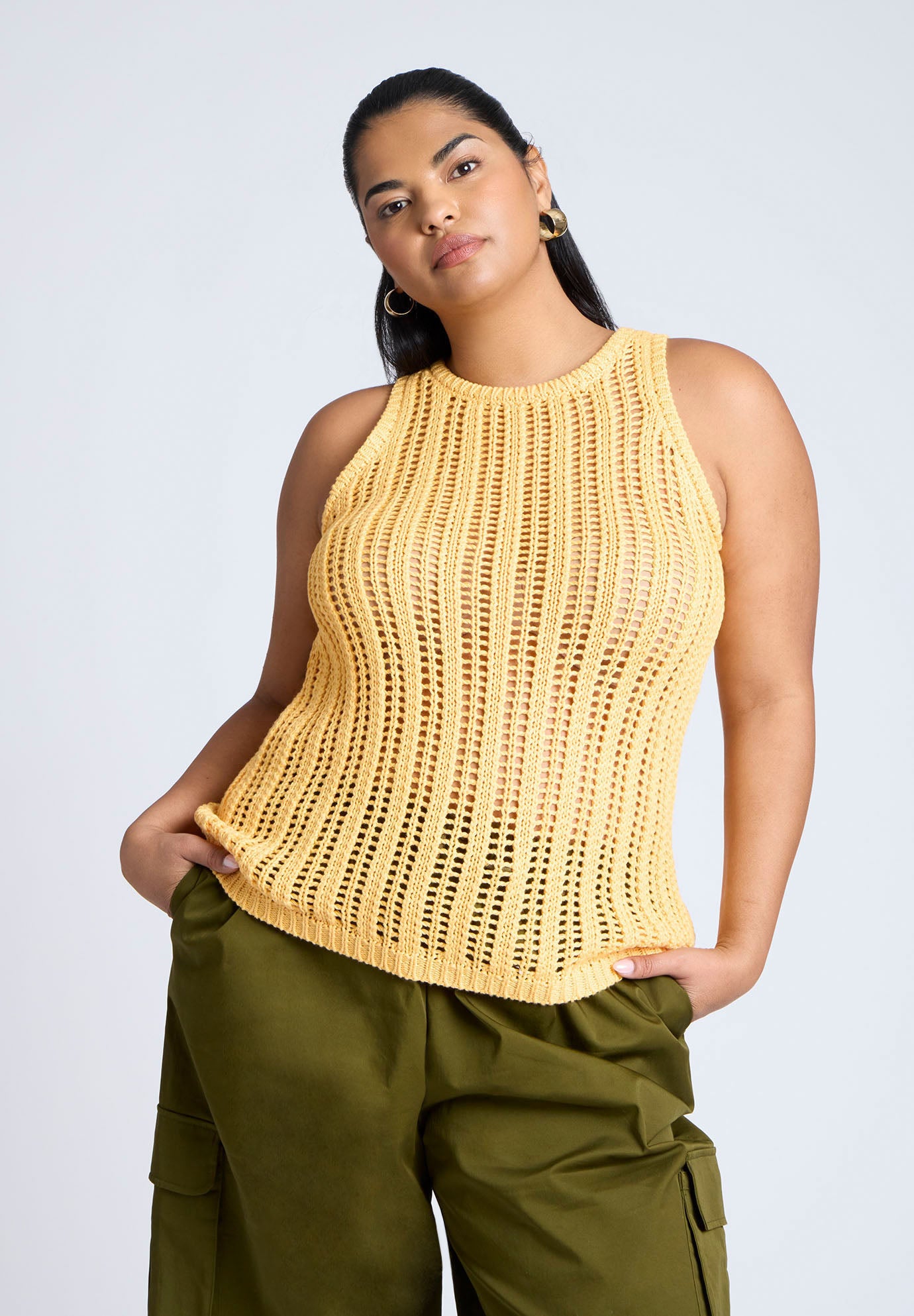 Crochet Knitted Tank image number 0
