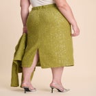 Sequin Tweed Midi Skirt image number null