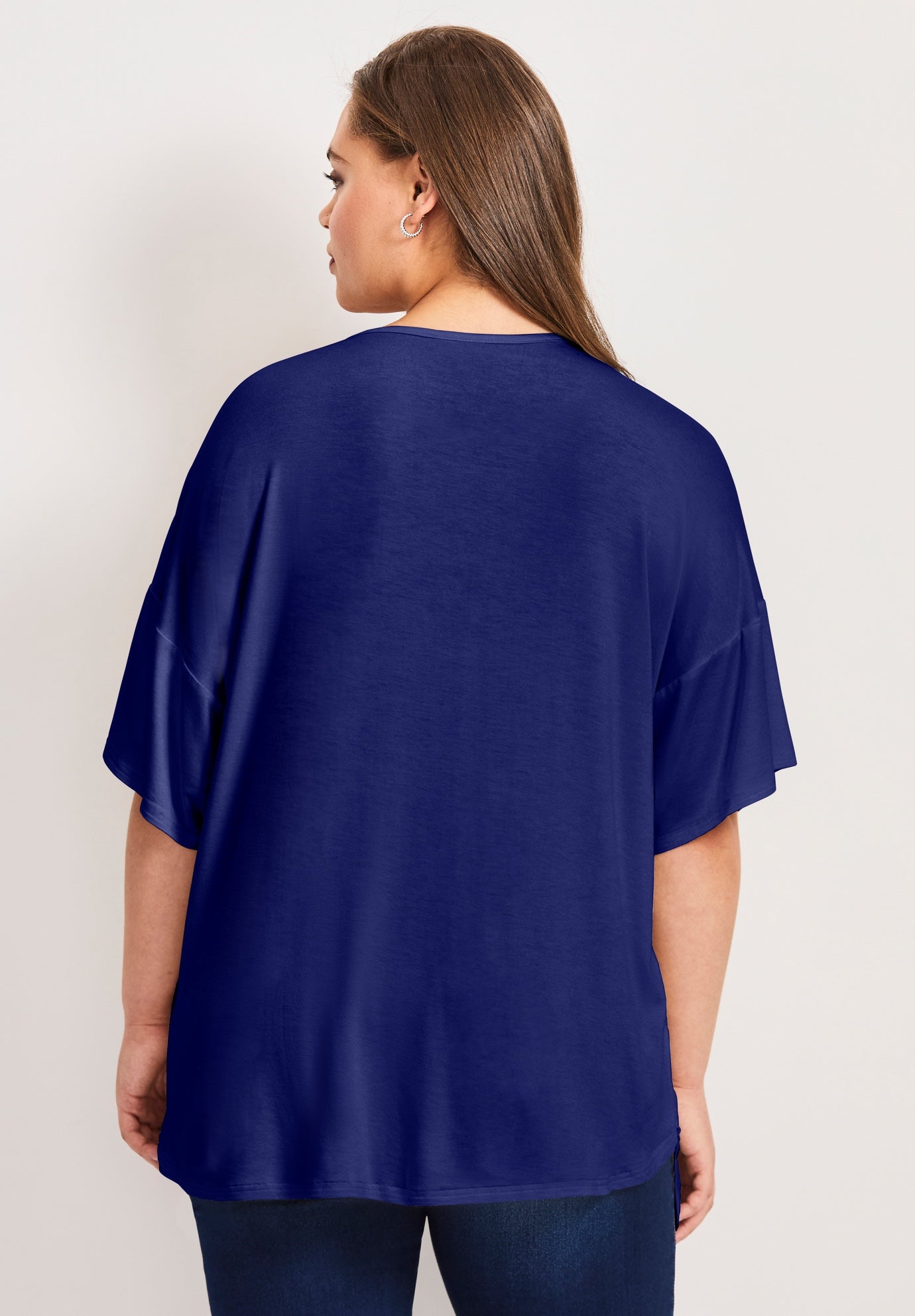 Mixed Media Floral Print Top image number 1