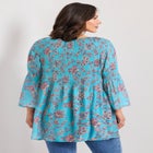 Keyhole Bell Sleeve Tunic image number null