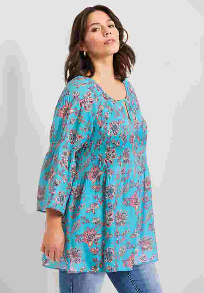 Keyhole Bell Sleeve Tunic image number 2