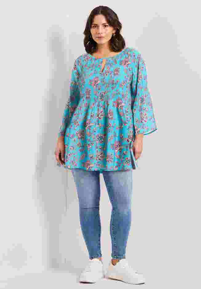 Keyhole Bell Sleeve Tunic image number 3