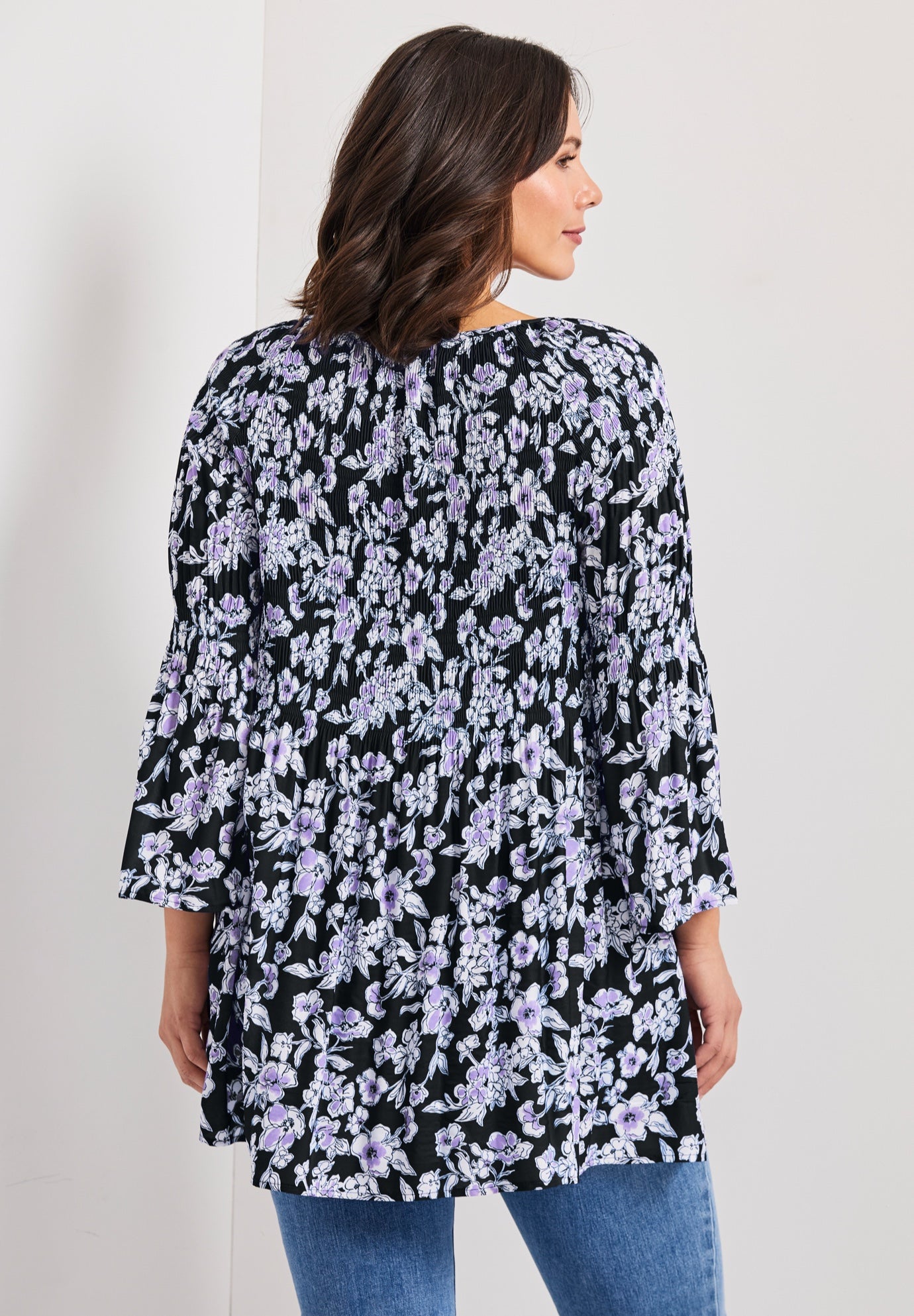 Keyhole Bell Sleeve Tunic image number 1