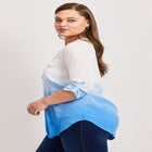 Roll Tab Pintuck Tunic image number null