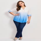 Roll Tab Pintuck Tunic image number null