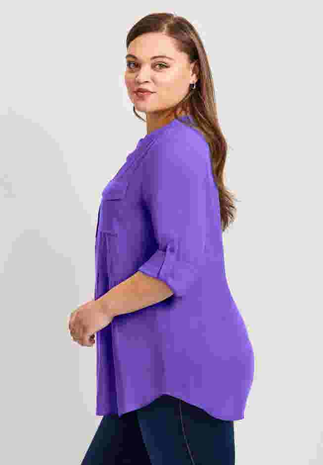 Roll Tab Pintuck Tunic image number 2