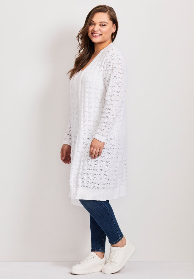 Pointelle Duster image number 2