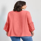 Crochet Lace Trim Top image number null