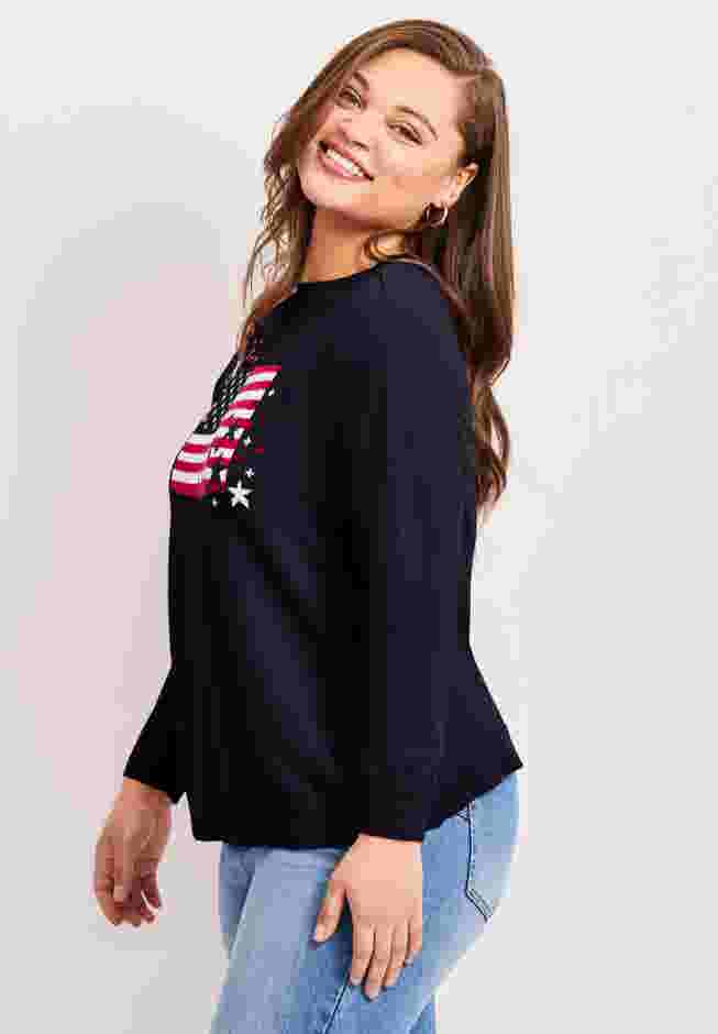 Americana Long Sleeve Crewneck image number 2