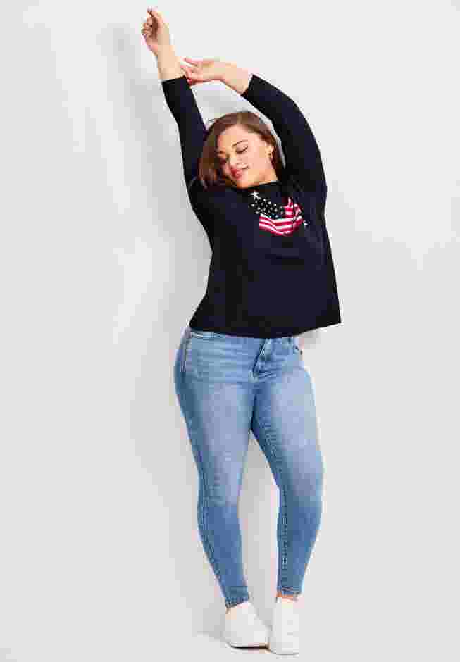 Americana Long Sleeve Crewneck image number 3