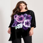 Printed Asymmetric Blouse image number null
