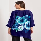Printed Asymmetric Blouse image number null