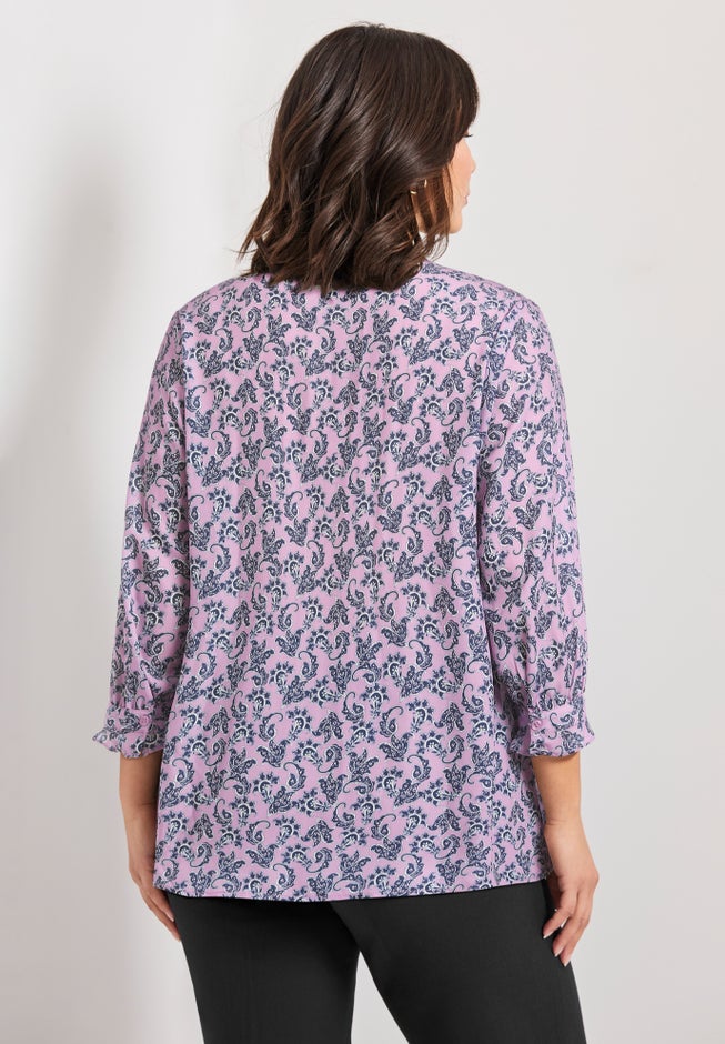 Pintuck Popover Top image number 1