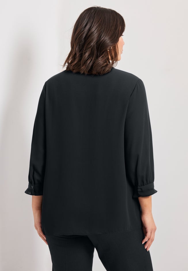 Pintuck Popover Top image number 1